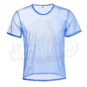 เสื้อยืดคอกลมตาข่ายทรงทันสมัย แห้งเร็ว สวมใส่สบาย เหมาะสำหรับเล่นกีฬา ผลิตในประเทศปากีสถาน - Product Image 1