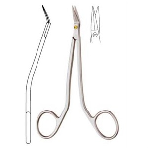 Ciseaux de dissection Gorney Freeman pointes plates incurvées en S Outils chirurgicaux médicaux en acier inoxydable de haute qualité - Product Image 5