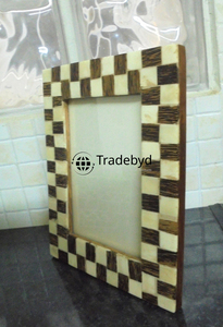 กรอบรูปงานฝีมือฝังกระดูกแบบพรีเมียม น้ำหนักเบา เงางาม โดย Tradebyd - Product Image 3