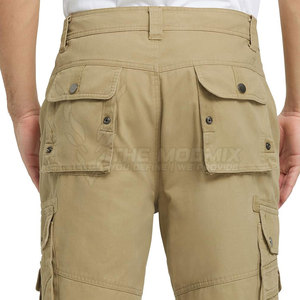 MODMIX TM-CP-02 Men Cotton <b>Cargo</b> <b>Work</b> Pants Khaki Color Comfortable Fit Breathable Material Daily Use Needle Detection Quick Dry - Product Image 6