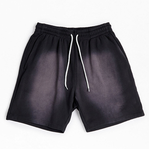 Nuevos shorts de moda con cordón y lavado ácido para hombre, diseño oversize estilo hip hop, shorts vintage con lavado ácido para hombre - Product Image 6