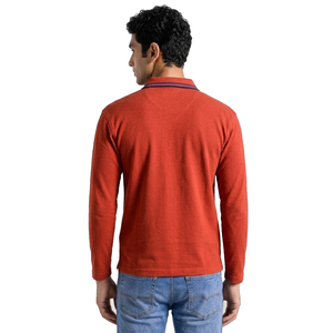 Men's Long Sleeve Polo <b>Shirt</b> Casual Knitted 100% Cotton Turn Down <b>Collar</b> Polo <b>Shirts</b> Men Lightweight Summer Style Polo <b>T</b> <b>Shirts</b> - Product Image 2