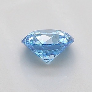 Diamant bleu rond brillant fantaisie de 0,52 ct, clarté VS2, certifié, diamant bleu de luxe - Product Image 3