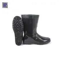 AP Boots AP 1 Hitam-Waterproof PVC Safety Boots High Durability Rubber <b>Shoes</b> - Product Image 3