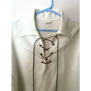 Camisa Escocesa Jacobita Negra para Kilt, Tallas S a 8XL - Fabricante Mayorista de Camisas de Algodón - Product Image 2