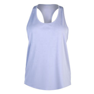 Camiseta Deportiva Personalizada para Mujer, Estilo Racerback, Sin Mangas, para Gimnasio, Yoga, Fitness, Transpirable, de Secado Rápido, 100% Algodón de Alta Calidad - Product Image 1