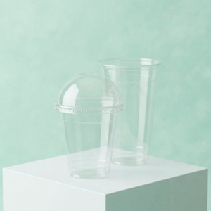 Transparent <b>Plastic</b> <b>Cup</b> With Dome Lid Round PP/PET Beverage <b>Cup</b> For Coffee Tea Cold <b>Drinks</b> 16oz 12oz Disposable - Product Image 1
