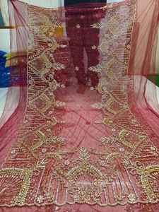 Conjunto de Dirac de Lujo para Novia Somalí - Elegante Chifón Bordado Floral Ligero y Ecológico de Manga Larga para Verano, Primavera y Otoño - Product Image 5