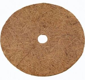 Tapis de paillis en fibre de coco robuste pour la protection des bases d'arbres, tapis de paillis organique en fibre de coco pour applications en pépinière, prix de gros auprès du fournisseur - Product Image 1
