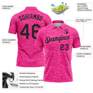 Unisex Custom Athletic Polo Shirt Digital Sublimation Performance Polyester Factory Supplier Private <b>Label</b> Bulk Team Apparel - Product Image 3