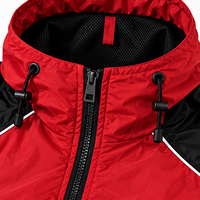 Survêtement de sport en nylon grande taille personnalisé pour homme, veste légère et pantalon coupe-vent, vêtements de sport OEM ODM, production en gros