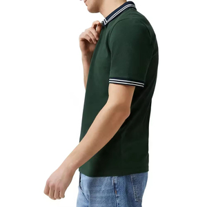 เสื้อเชิ้ตแขนยาวคอซิป OEM แฟชั่นกลางแจ้ง ผ้าฟลีซพิมพ์ลายลำลองสำหรับผู้ชาย เสื้อยืดคอซิปผ้าฝ้าย - Product Image 6