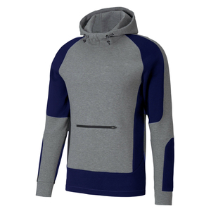Sweat-shirts et hoodies pour hommes BRG à manches raglan, gris et noir, décontractés, pour l'automne, coupe classique, tricotés en polyester et coton - Product Image 6