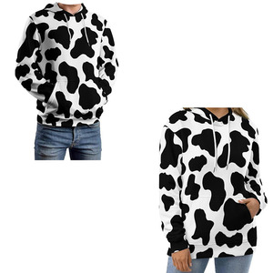 Sudadera con Capucha Sublimada de Moda Casual para Mujer, Alta Calidad, 100% Algodón, Forro Polar Transpirable de Secado Rápido, Servicio OEM, Ligera - Product Image 6