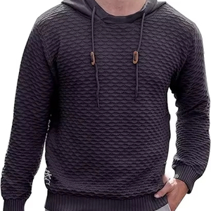 Custom Winter Hoodies Hidden Pockets High Quality Wholesale Outdoor Drop Shoulder 300 Grams Polyester/Cotton Fleece <b>Pullover</b> - Product Image 2