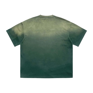 เสื้อยืดคอตตอนผู้ชายทรงหลวมสไตล์วินเทจ ล้างสีแบบแอซิด แขนสั้น เนื้อผ้านุ่ม ใส่สบายสำหรับทุกวัน ลำลองและสไตล์คนเมือง - Product Image 2