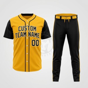 Fabricant d'uniformes de baseball personnalisés pour les écoles, avec tissu respirant, couleurs d'équipe et numérotation des joueurs. - Product Image 5