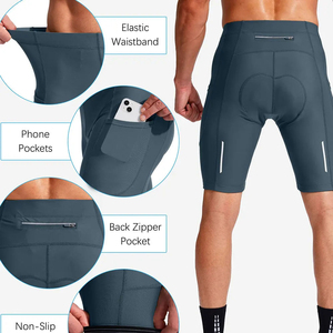 Short de cyclisme pour homme, dernière collection, meilleure qualité, très vendu, taille élastique avec poches arrière et latérales. - Product Image 4