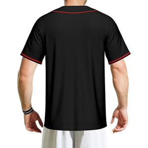 Maillots de baseball personnalisés de qualité supérieure pour jeunes, dernier design en couleur unie, respirants et abordables, postés par Dress Sports - Product Image 5