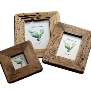 Doremi Vintage Natural Wood Photo <b>Frame</b> with Customizable Logo - Product Image 3