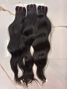 Extensiones de Cabello Humano Indio Virgen 100% Sin Procesar, Paquetes de Cabello de Templo, Precio de Fábrica al Por Mayor - Product Image 6