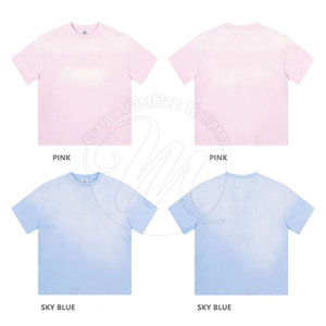 T-shirt en coton premium délavé au soleil, tissu doux au toucher, t-shirt délavé au soleil pour usage quotidien - Product Image 4