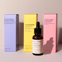 Emballage magnétique pour coffret de sérum de soin de la peau avec fournisseur d'emballages cadeaux haut de gamme et cosmétiques sur mesure