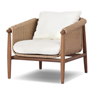 Canapé d'extérieur en teck imperméable, combinaison de meubles de patio pour villa, mobilier de jardin résistant à l'eau, canapé en bois massif - Cambrie - Product Image 3