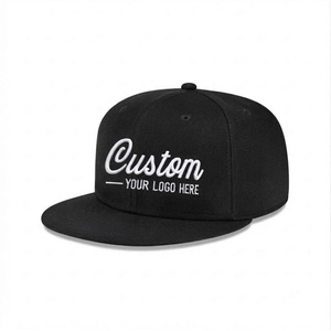 Casquette Snapback Flexfit en coton à 6 panneaux, broderie personnalisée, style décontracté, hip-hop, streetwear, homme et femme. - Product Image 1