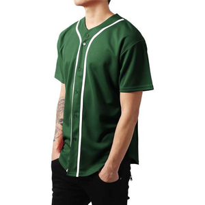 Two Tone Color Baseball Jersey With Your Logo Custom Sublimated Baseball Jersey Full Buttons Baseball Shirts - Product Image 2