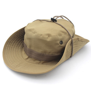 Outdoor Hunting <b>Hiking</b> Fishing Climbing Fisherman Camouflage Bucket Hat Summer Men Hats Panama <b>Cap</b> - Product Image 2
