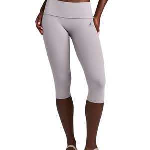 Leggings 3/4 pour femmes, taille haute, coupe courte, pantalon de yoga extensible et confortable, vêtements de sport, tenue de fitness, personnalisable OEM ODM - Product Image 1