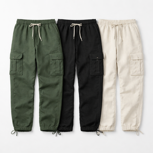 Pantalones Cargo de Lino Personalizados para Hombre - Pedidos al por Mayor Directos de Fábrica por Proveedor OEM - Product Image 5