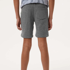 Shorts élégants style urbain, coupe ajustée, décontractés, pour la détente, de haute qualité, respirants, en coton éponge personnalisé, avec cordon de serrage - Product Image 6