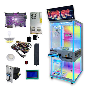 เครื่องเกม<span class=keywords><strong>ค</strong></span>ีบตุ๊กตาหยอดเหรียญยอดนิยม พร้อมไฟ LED และเสียงประกอบ - Product Image 4