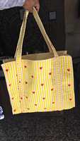 Tas Tote Wanita Warna Solid Bahan Katun, Penutup Ritsleting, Desain Luas, Ringan, Berlapis, Modis, Gaya Elegan, Ukuran Besar
