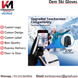 <b>Ski</b> Gloves Premium Extreme Cold Gloves Thermal Insulated Waterproof Snow Gloves OEM Supply - Product Image 5