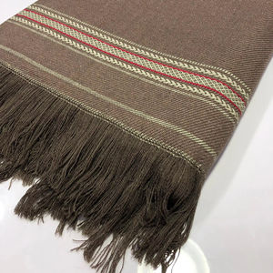 Châle Hazroo en laine, uni, long, traditionnel, tissé à la main, chaud, pour l'hiver, pour hommes, tissu doux, usage formel et décontracté - Product Image 1