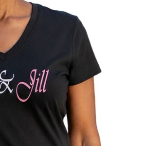 เสื้อยืดคอวีแขนสั้นลำลองสำหรับผู้หญิง สตรีทแวร์ ไลฟ์สไตล์ เสื้อผ้าสวมใส่สบาย สไตล์การแต่งกายประจำวัน - Product Image 5