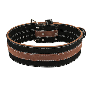 Ceinture de musculation en cuir noire pour haltérophilie, ceinture de maintien lombaire, vente en gros, haute qualité, accessoire de gym personnalisé - Product Image 5
