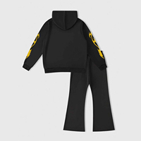 Nouvelle Collection 2026 – Survêtement Homme Hiver Streetwear Grande Taille Personnalisé avec Broderie Appliquée – Sweat à Capuche et Pantalon de Survêtement 100% Coton – Vente en Gros