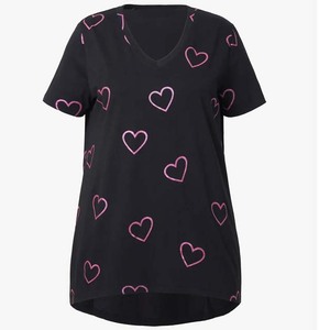 Camisetas de Mujer con Diseño Nuevo, Estampado de Serigrafía Personalizado en Toda la Superficie, Hombros Caídos, Talla Grande, 100% Algodón, con Tu Propio Logotipo - Product Image 3