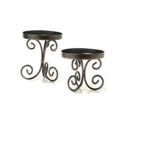 Support de bougie en métal vintage fait main pour mariage, événement festif, support de bougie en fer classique et tendance pour la décoration de la maison, décoration de table - Product Image 1