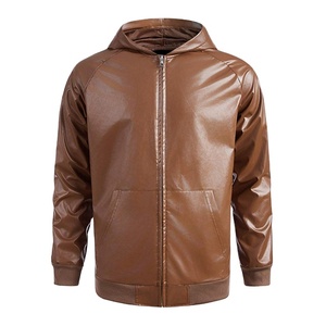 2024 Custom Sheep Skin <b>Leather</b> Bomber <b>Jacket</b> <b>Winter</b> High Quality Reversible OEM ODM Manufacturer - Product Image 1