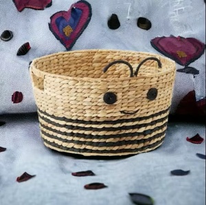 Ecowoodies Handmade Eco Friendly Rattan Wicker Traditional Glossy Finish Kids <b>Storage</b> <b>Basket</b> Living Room Single Tier <b>Toy</b> <b>Storage</b> - Product Image 4