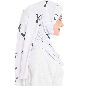 Hiyab de Algodón Jersey para Mujer, Suave y Elástico, Pañuelo Musulmán de Moda, Bufandas y Chales de Seda - Product Image 2