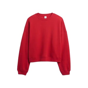 Sudadera cómoda para mujer, de tacto suave tela de algodón, cuello redondo clásico, manga larga, nuevo estilo, sudadera para la comodidad diaria - Product Image 4