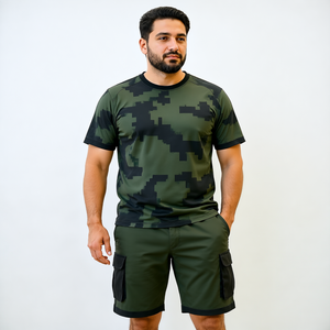 Conjunto de Camisa y Pantalones Cortos para Vacaciones en la Playa, Ropa de Resort Hecha a Medida, Cómoda Ropa de Verano de Dos Piezas para Viajes, Vacaciones y Uso Diario - Product Image 1