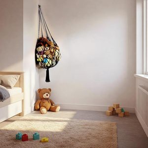 Elegante Hamaca de Macramé Estilo Boho, Organizador de Esquina de Cuerda de Algodón para Decoración del Hogar y Dormitorio - Product Image 3