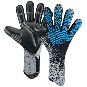 Gants de gardien de but professionnels en cuir, paume en latex allemand, respirants, pour le football, entraînement adulte, match, logo OEM personnalisé - Product Image 4